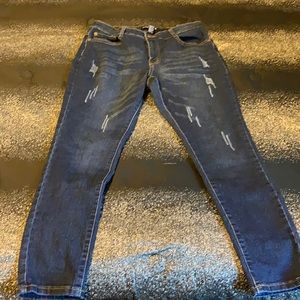 Fashion Nova Frayed Jeans Size 13/14